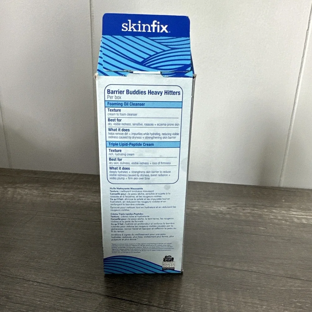 NEW Skinfix Heavy Hitters Barrier Buddies Foaming Oil Cleanser Peptide Cream‎